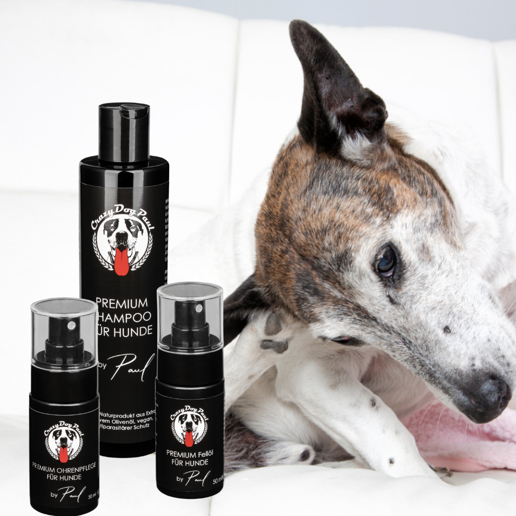 CrazyDogPaul Premium Anti-Juckreiz Set – Natürliche Fell- & Ohrenpflege