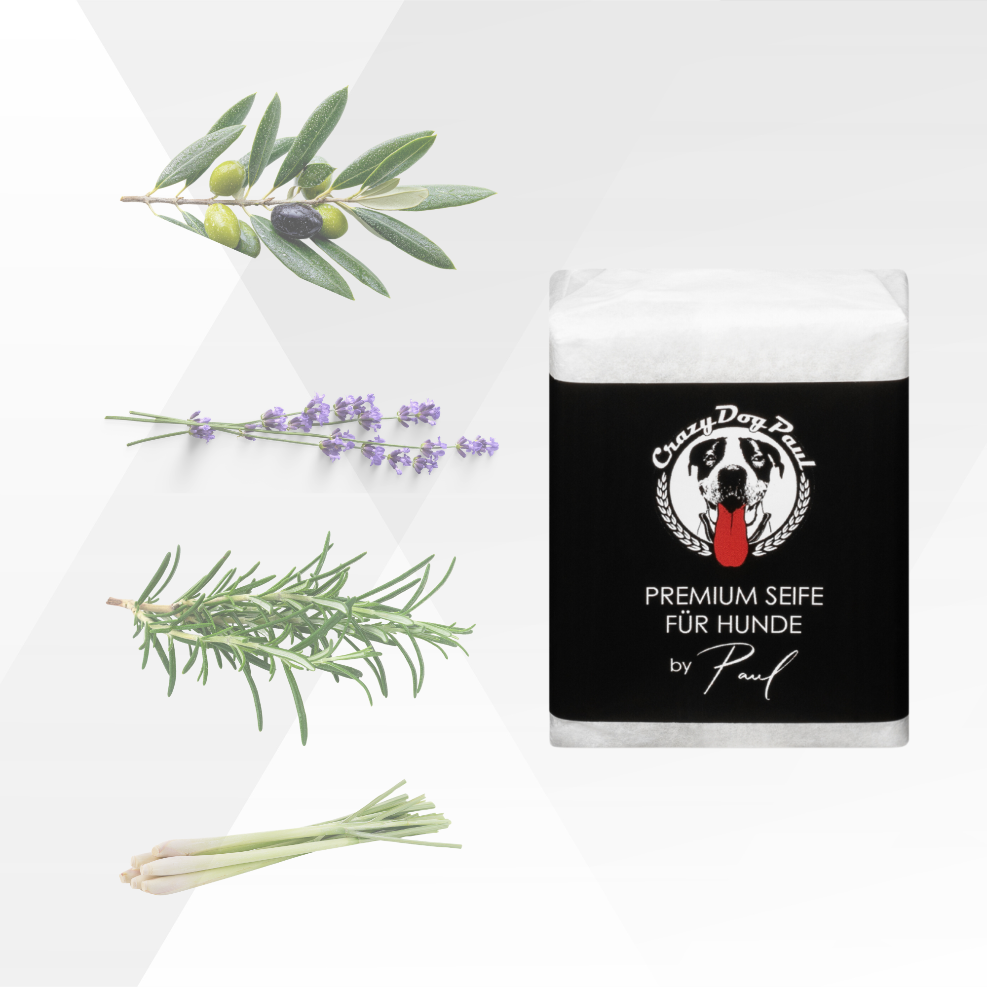 Crazydogpaul Premium Σαπούνι Σκύλου κατά του Κνησμού & των Τσιμπουριών – 100% Φυσικό (100γρ.)