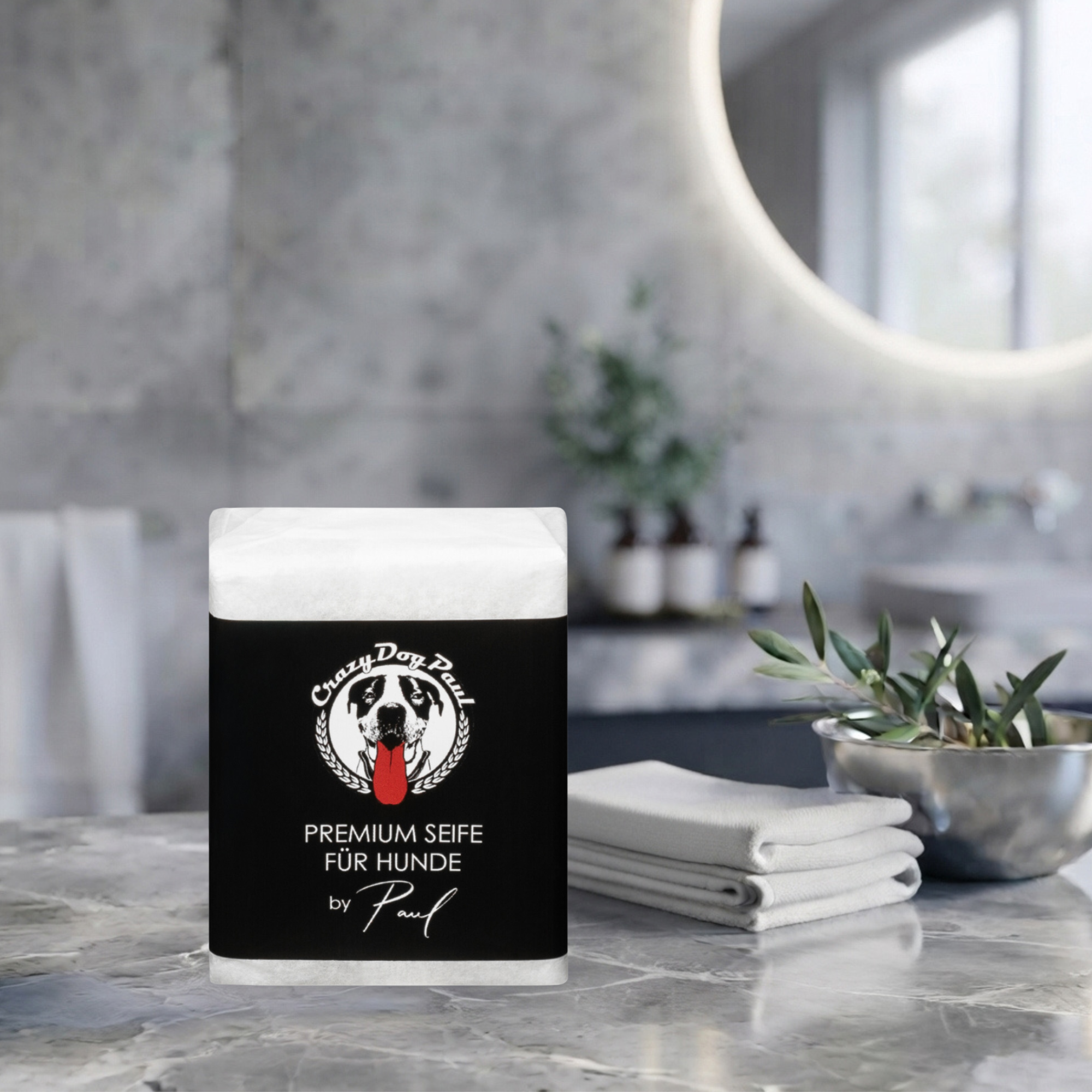 Crazydogpaul Premium Σαπούνι Σκύλου κατά του Κνησμού & των Τσιμπουριών – 100% Φυσικό (100γρ.)