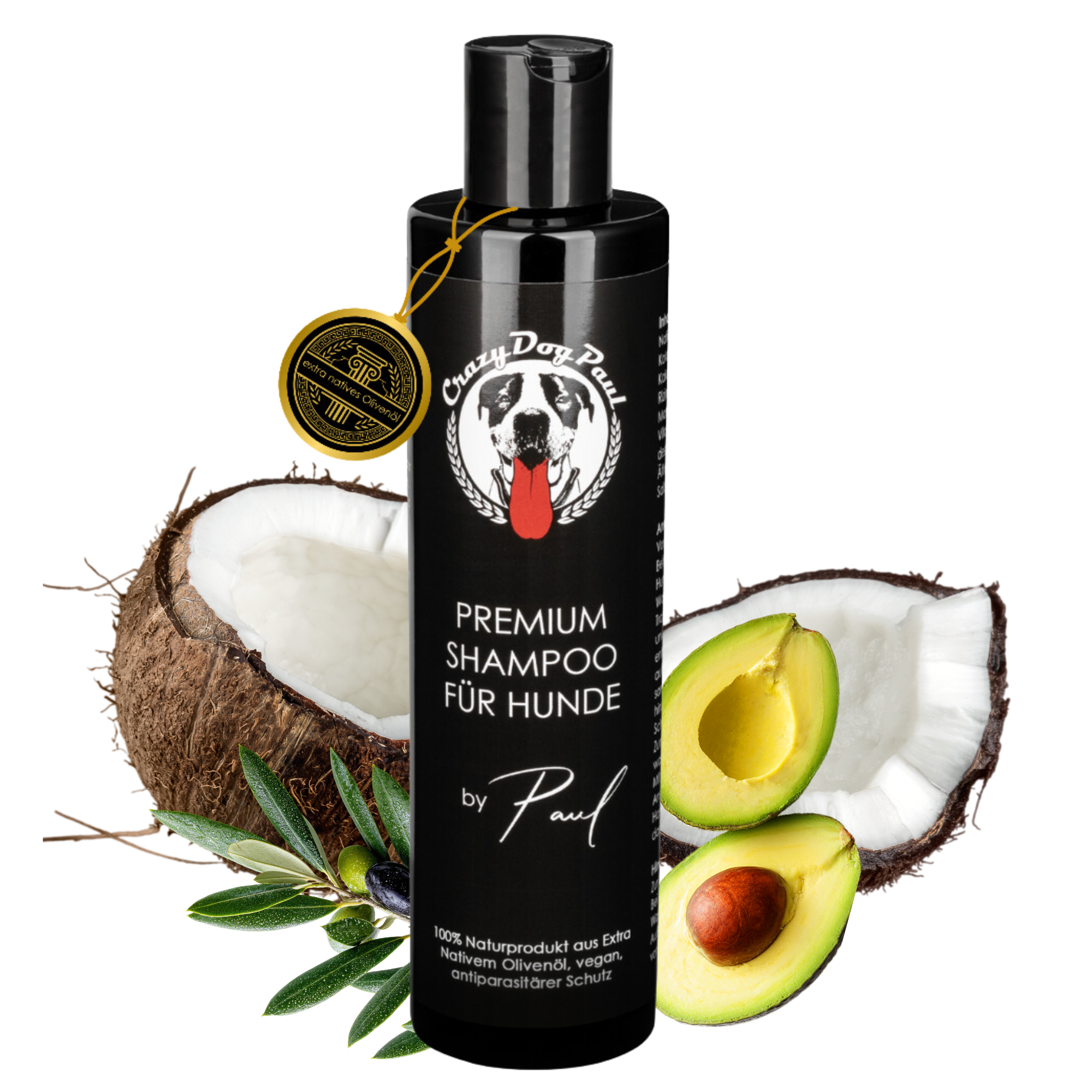 Sensitiv Hundeshampoo gegen Geruch und Juckreiz, Natürliche Fellpflege, ohne Chemie, vegan