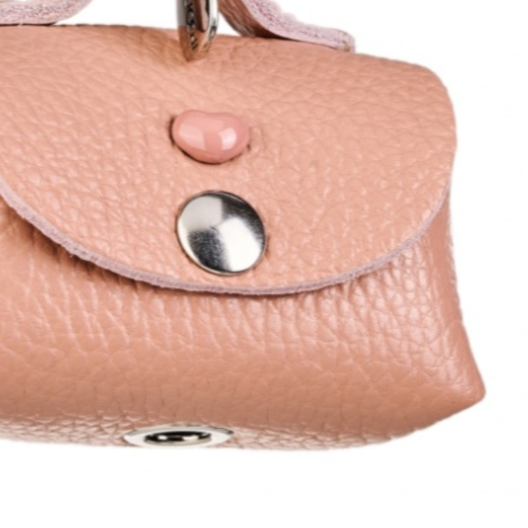 CrazyDogPaul Premium Leder-Kotbeutelspender Le Bebe ROSA - Hundeliebe pur (Kopie)