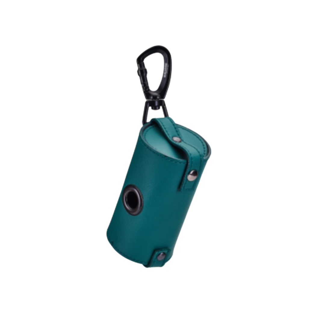CrazyDogPaul Premium Leder-Kotbeutelspender EVE für jede Hundeleine