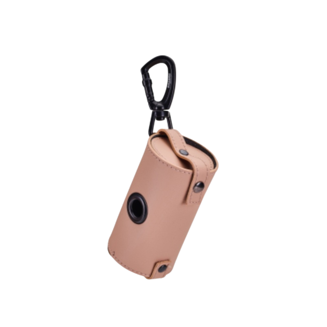 CrazyDogPaul Premium Leder-Kotbeutelspender EVE für jede Hundeleine