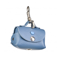 CrazyDogPaul Premium Leder-Kotbeutelspender Le Bebe BLAU - Hundeliebe pur