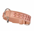 Malucchi Luxus Hundehalsband LE BEBÉ – Rosa - Exklusives Lederhalsband für mittel- und große Hunde (Kopie)