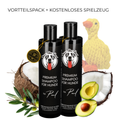 Anti-Geruch Set: 2x Hundeshampoo + Gratis Spielzeug Schnatterente
