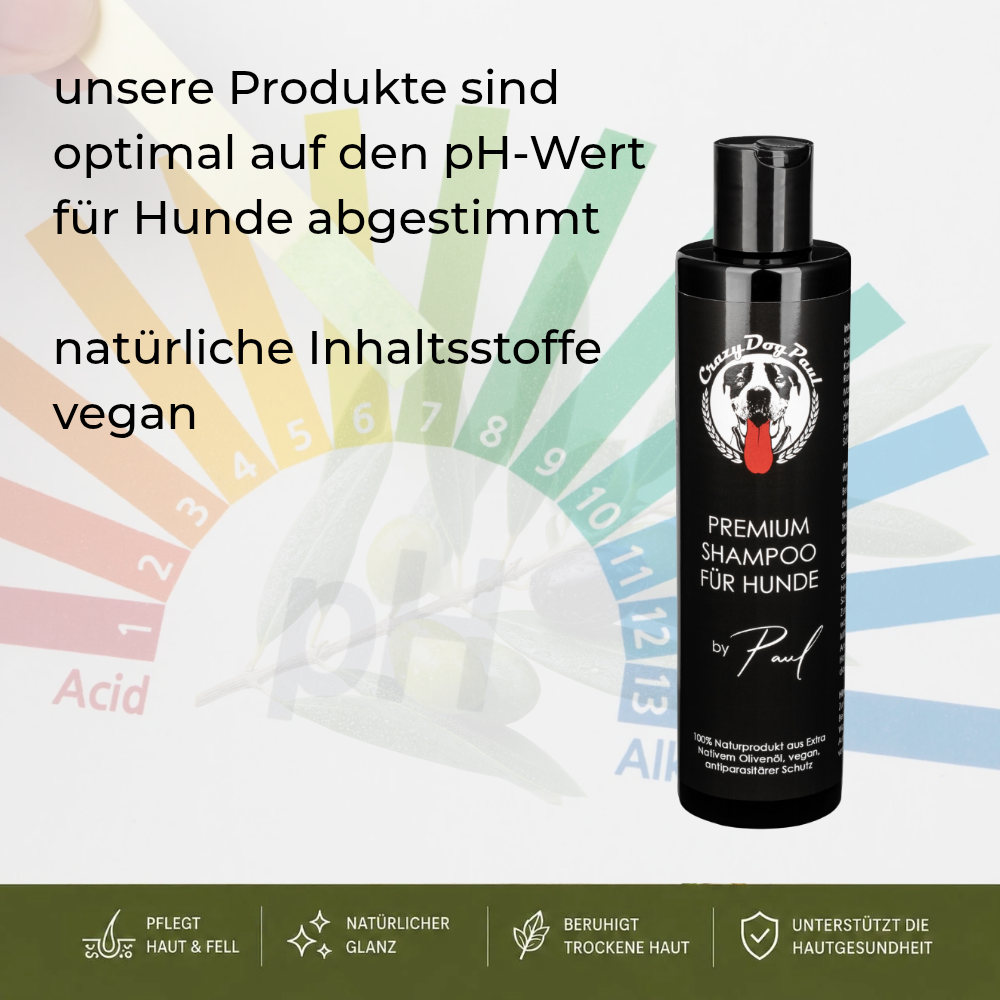 Sensitiv Hundeshampoo gegen Geruch und Juckreiz, Natürliche Fellpflege, ohne Chemie, vegan 250 ml