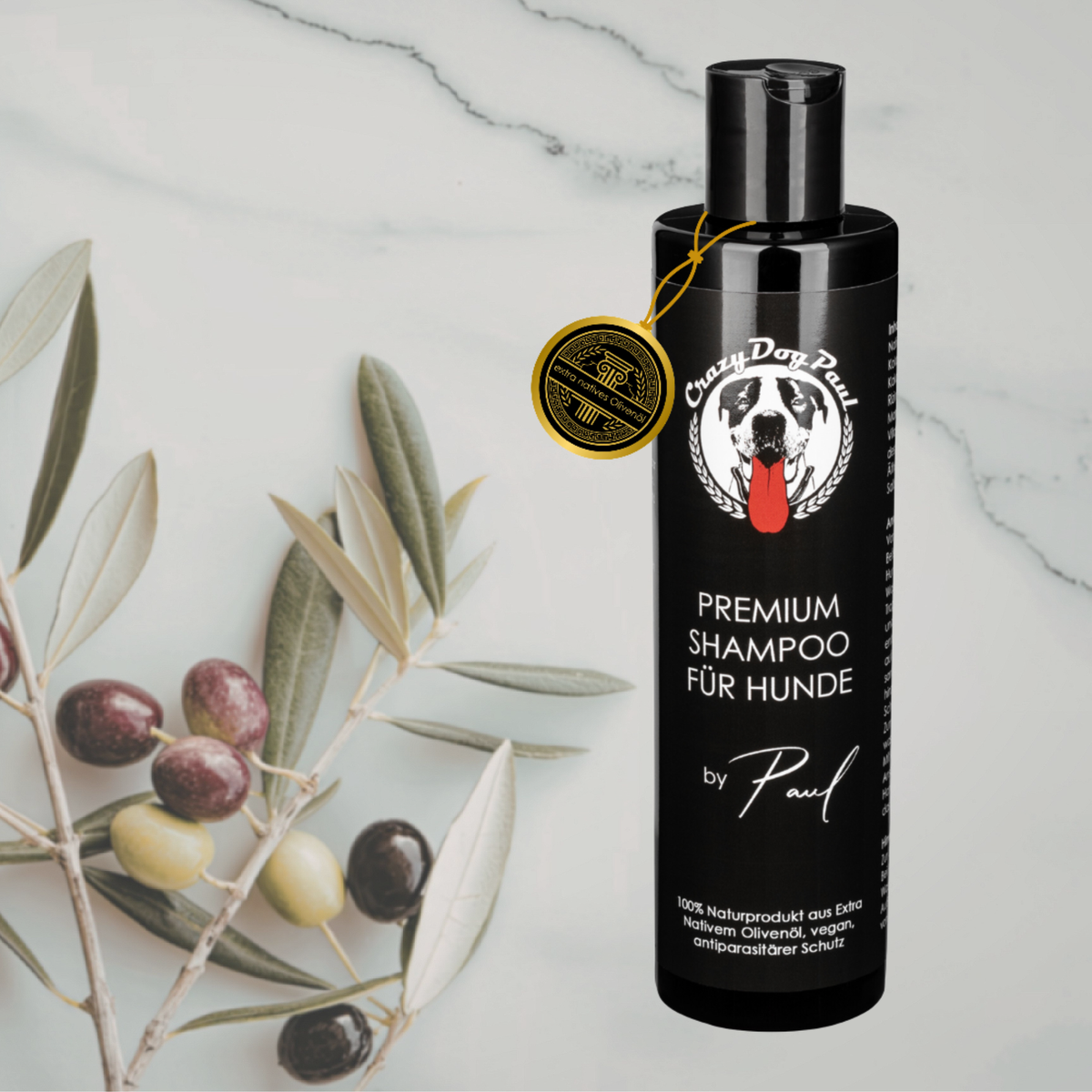 Sensitiv Hundeshampoo gegen Geruch und Juckreiz, Natürliche Fellpflege, ohne Chemie, vegan 250 ml