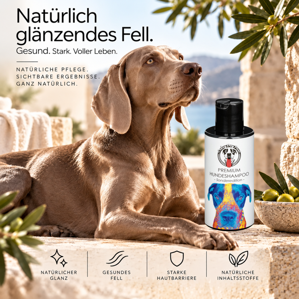Sensitiv Hundeshampoo Sonderedition gegen Juckreiz, gegen Zecken, Flöhe, Läuse, MIlben ,natürliche Fellpflege 150 ml