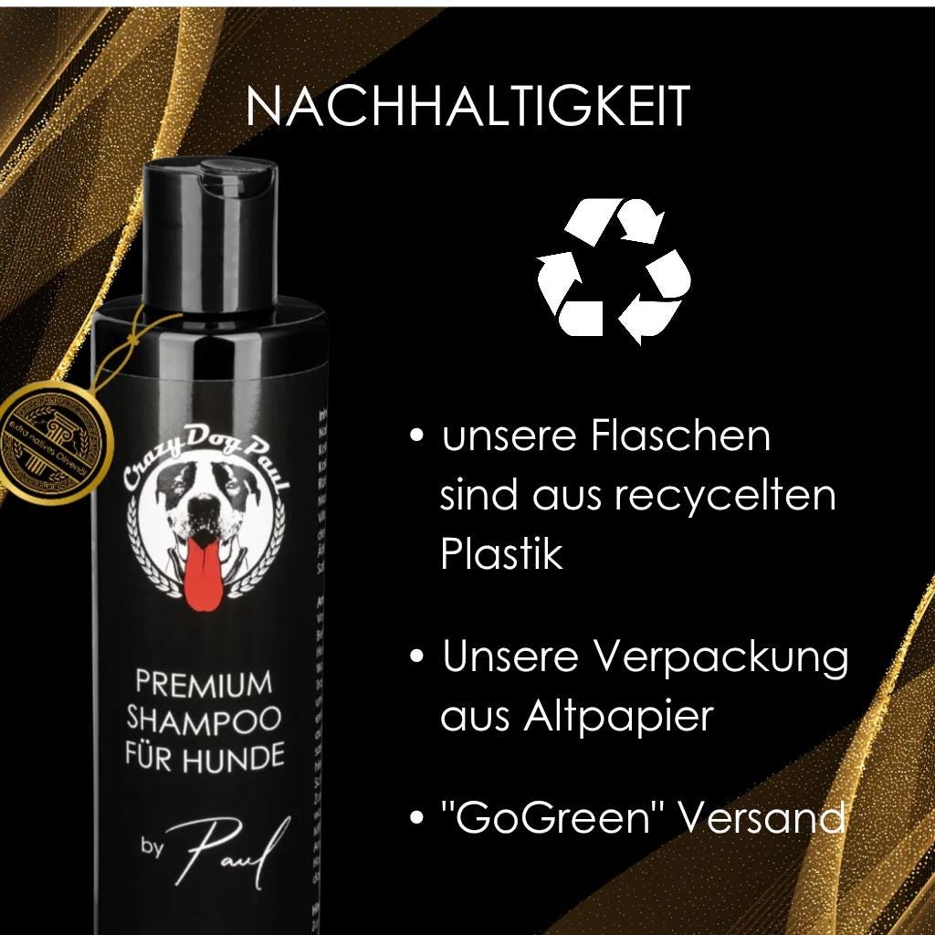 Vorratspack: 2x Premium Hundeshampoo für glänzendes Fell + Gratis Spielzeug