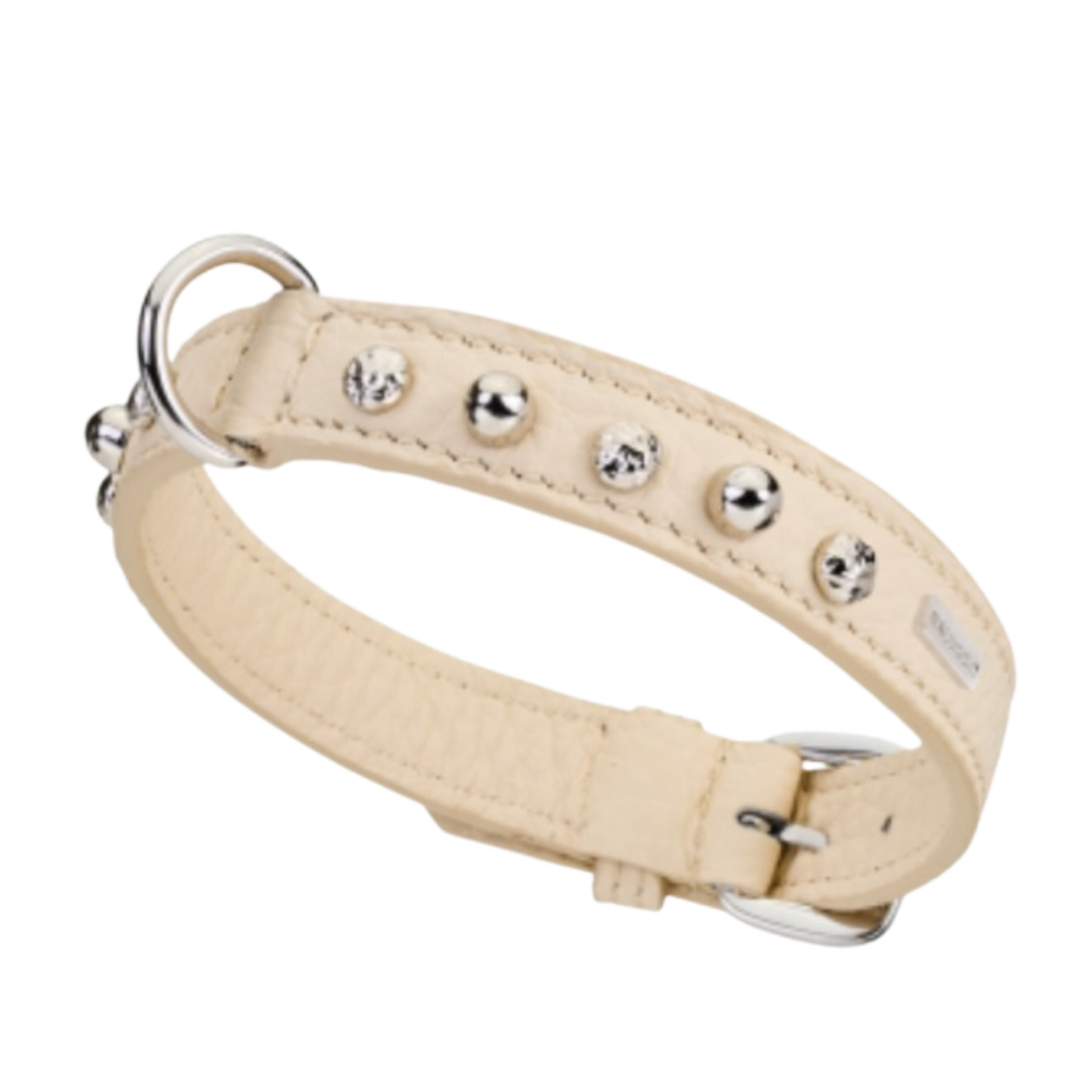 Malucchi Luxus Hundehalsband BULLET – Rock-Chic & Ikonisches Design für kleine Hunde