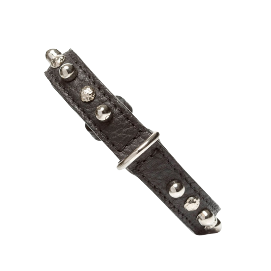 Malucchi Luxus Hundehalsband BULLET – Rock-Chic & Ikonisches Design für kleine Hunde