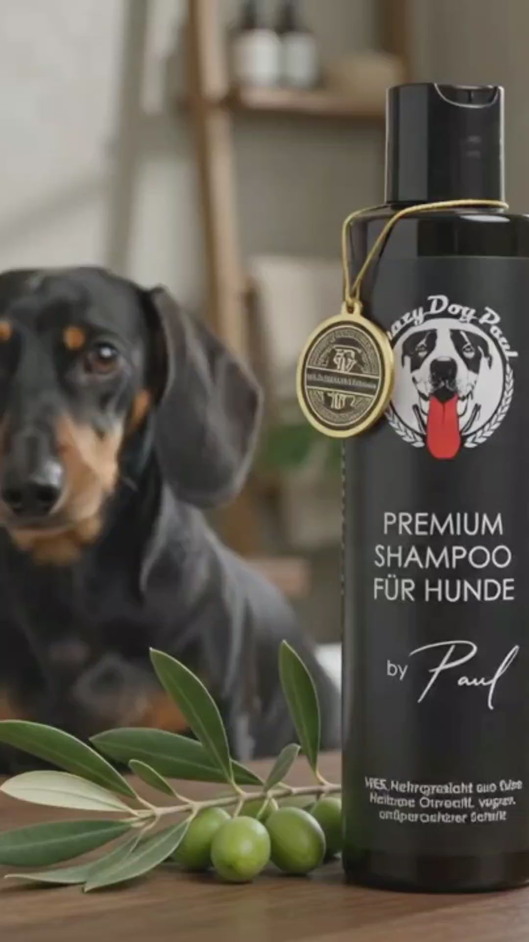 Sensitiv Hundeshampoo gegen Geruch und Juckreiz, Natürliche Fellpflege, ohne Chemie, vegan