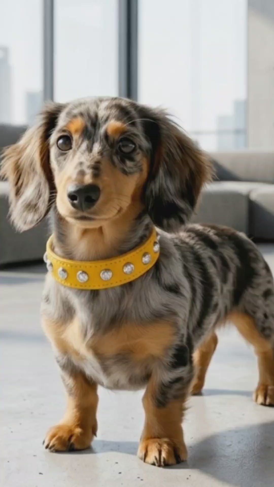 Malucchi Luxus Hundehalsband BULLET – Rock-Chic & Ikonisches Design für kleine Hunde